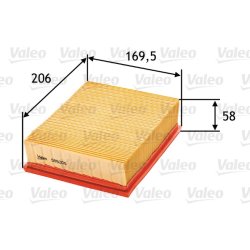 Air Filter VALEO 585006 OE Ref 1444J3