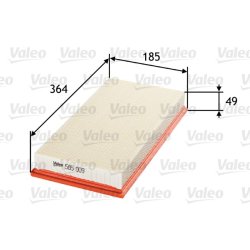 Air Filter VALEO 585009 OE Ref 1J0129620