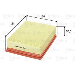 Air Filter VALEO 585012 OE Ref 1444P7