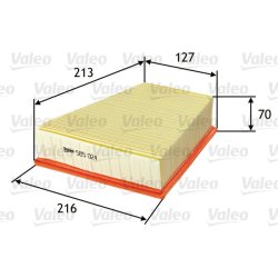 Air Filter VALEO 585024 OE Ref 6Q0129620