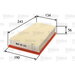 Air Filter VALEO 585029 OE Ref 8200166615