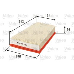Air Filter VALEO 585030 OE Ref 4150940100