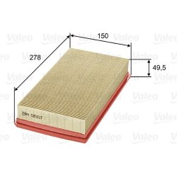 Air Filter VALEO 585037 OE Ref 1654600Q0L