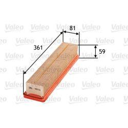 Air Filter VALEO 585056 OE Ref 1654600Q2H