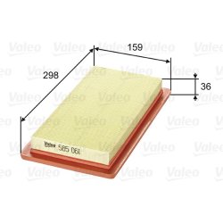 Air Filter VALEO 585061 OE Ref 1444N5