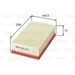 Air Filter VALEO 585079 OE Ref 1444CZ