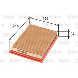 Air Filter VALEO 585083 OE Ref 1140778