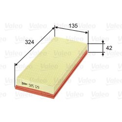 Air Filter VALEO 585129 OE Ref 46552777