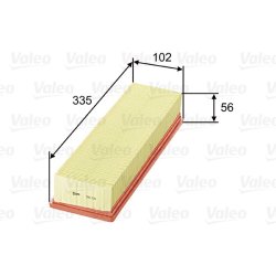 Air Filter VALEO 585130 OE Ref 1444CZ