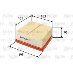 Air Filter VALEO 585160 OE Ref 1516725