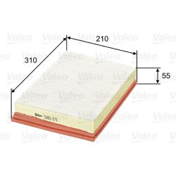 Air Filter VALEO 585171 OE Ref 1017035