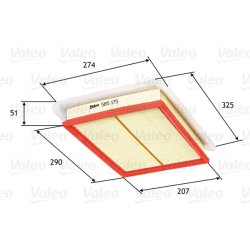 Air Filter VALEO 585175 OE Ref 834159