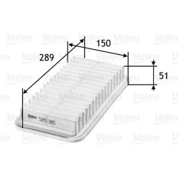 Air Filter VALEO 585185 OE Ref 16546JB000