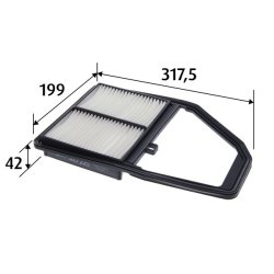 Air Filter VALEO 585225 OE Ref 17220PLD000