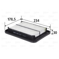 Air Filter VALEO 585227 OE Ref 281130X000