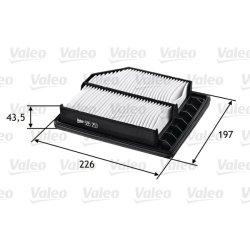 Air Filter VALEO 585253 OE Ref 17220RNAA00