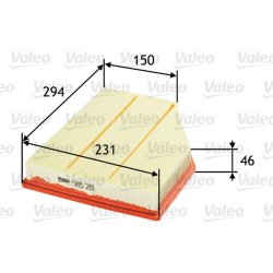 Air Filter VALEO 585281 OE Ref 7521033