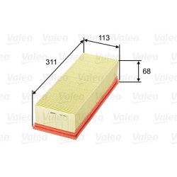 Air Filter VALEO 585362 OE Ref 1444E8