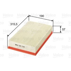 Air Filter VALEO 585394 OE Ref 1120940104
