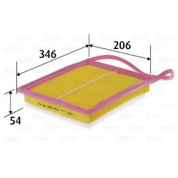 Air Filter VALEO 585402 OE Ref 1444TV