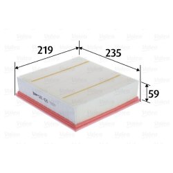 Air Filter VALEO 585426 OE Ref 6510940204