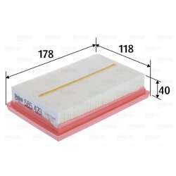 Air Filter VALEO 585429 OE Ref 1612496780