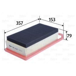 Air Filter VALEO 585434 OE Ref 1444CW