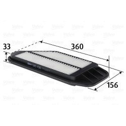 Air Filter VALEO 585436 OE Ref 42390126