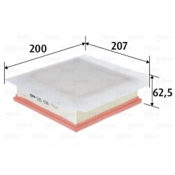 Air Filter VALEO 585438 OE Ref 835075