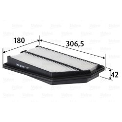 Air Filter VALEO 585446 OE Ref 17220RSRE00