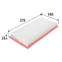 Air Filter VALEO 585457 OE Ref 51881024