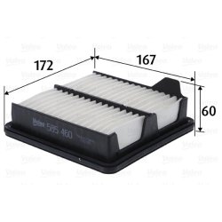 Air Filter VALEO 585460 OE Ref 17220RB0000