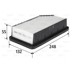 Air Filter VALEO 585463 OE Ref 281131W000