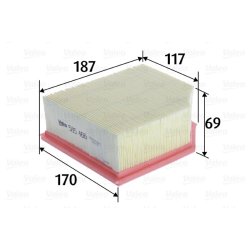 Air Filter VALEO 585466 OE Ref 1444SW
