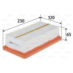 Air Filter VALEO 585469 OE Ref 7701068104