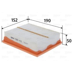 Air Filter VALEO 585471 OE Ref 71750588