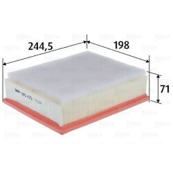 Air Filter VALEO 585472 OE Ref PHE500060