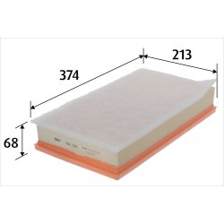 Air Filter VALEO 585595 OE Ref 3Q0129620A