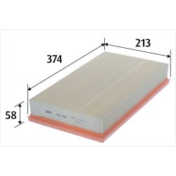 Air Filter VALEO 585596 OE Ref 3Q0129620