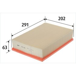 Air Filter VALEO 585598 OE Ref 1654600Q3E