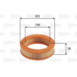 Air Filter VALEO 585644 OE Ref 1444L2