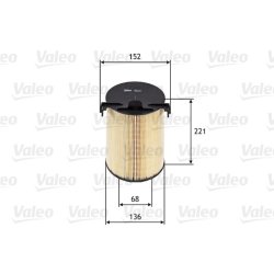 Air Filter VALEO 585652 OE Ref 1F0129620