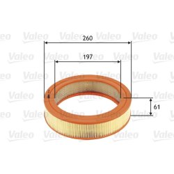 Air Filter VALEO 585698 OE Ref 25062396