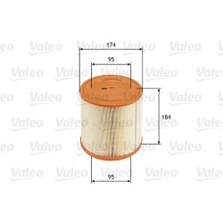 Air Filter VALEO 585740 OE Ref 16546MA70A