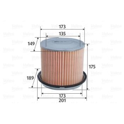Air Filter VALEO 585764 OE Ref MD603932