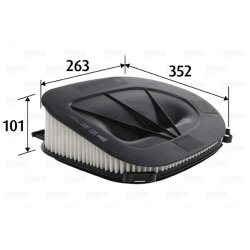 Air Filter VALEO 585802 OE Ref 13717811026