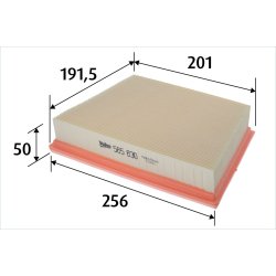 Air Filter VALEO 585830 OE Ref GX739601BA