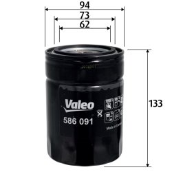 Oil Filter VALEO 586091 OE Ref 1112652