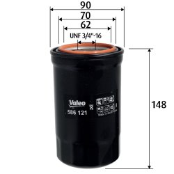 Oil Filter VALEO 586121 OE Ref 2631027420