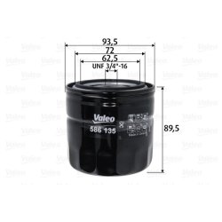 Oil Filter VALEO 586135 OE Ref 4286051